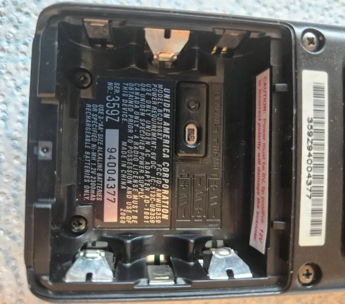 Uniden BC 396XT - Image 4