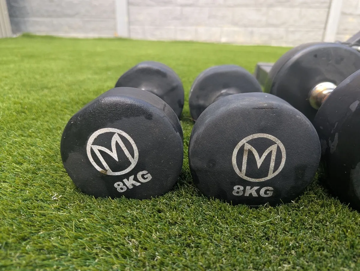 145kg Dumbbell Set & Hit Fitness Adjustable Bench - Image 3
