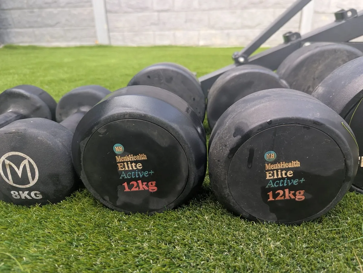 145kg Dumbbell Set & Hit Fitness Adjustable Bench - Image 4