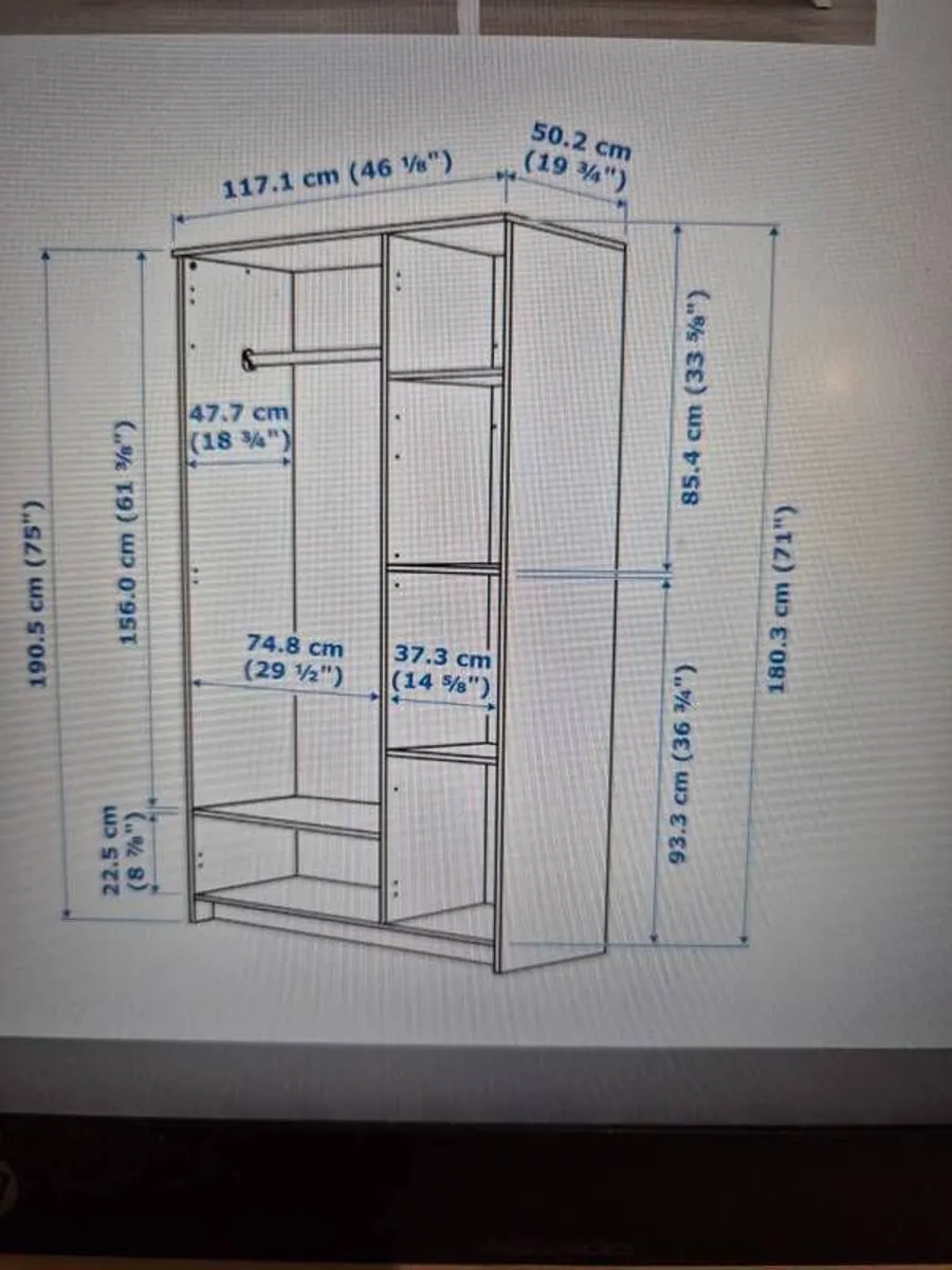 Ikea Wardrobe Brimnes - Image 3