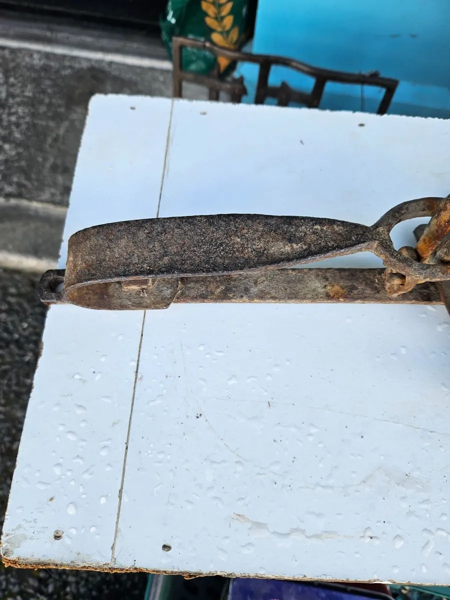 Vintage Cast Iron Trap - Image 4