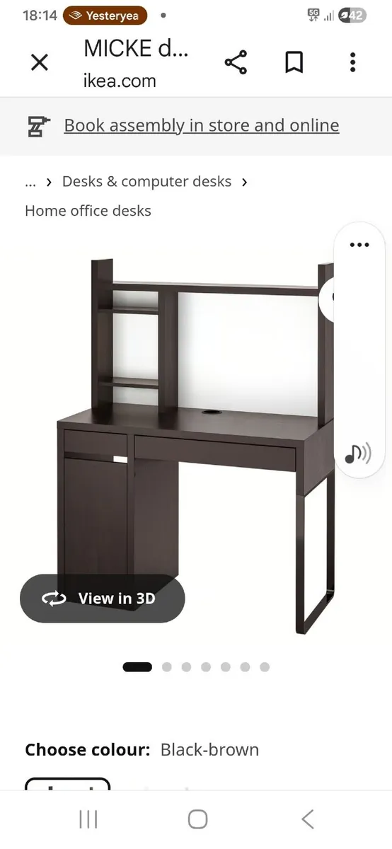 Ikea desk Micke - Image 1