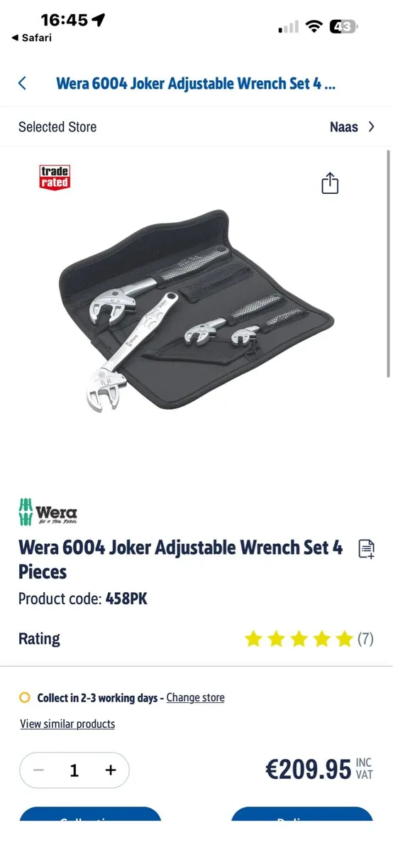 Wera spanner set - Image 2