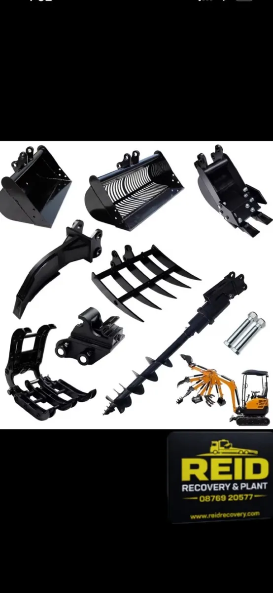 Mini Digger Attachments 25mm - Image 1