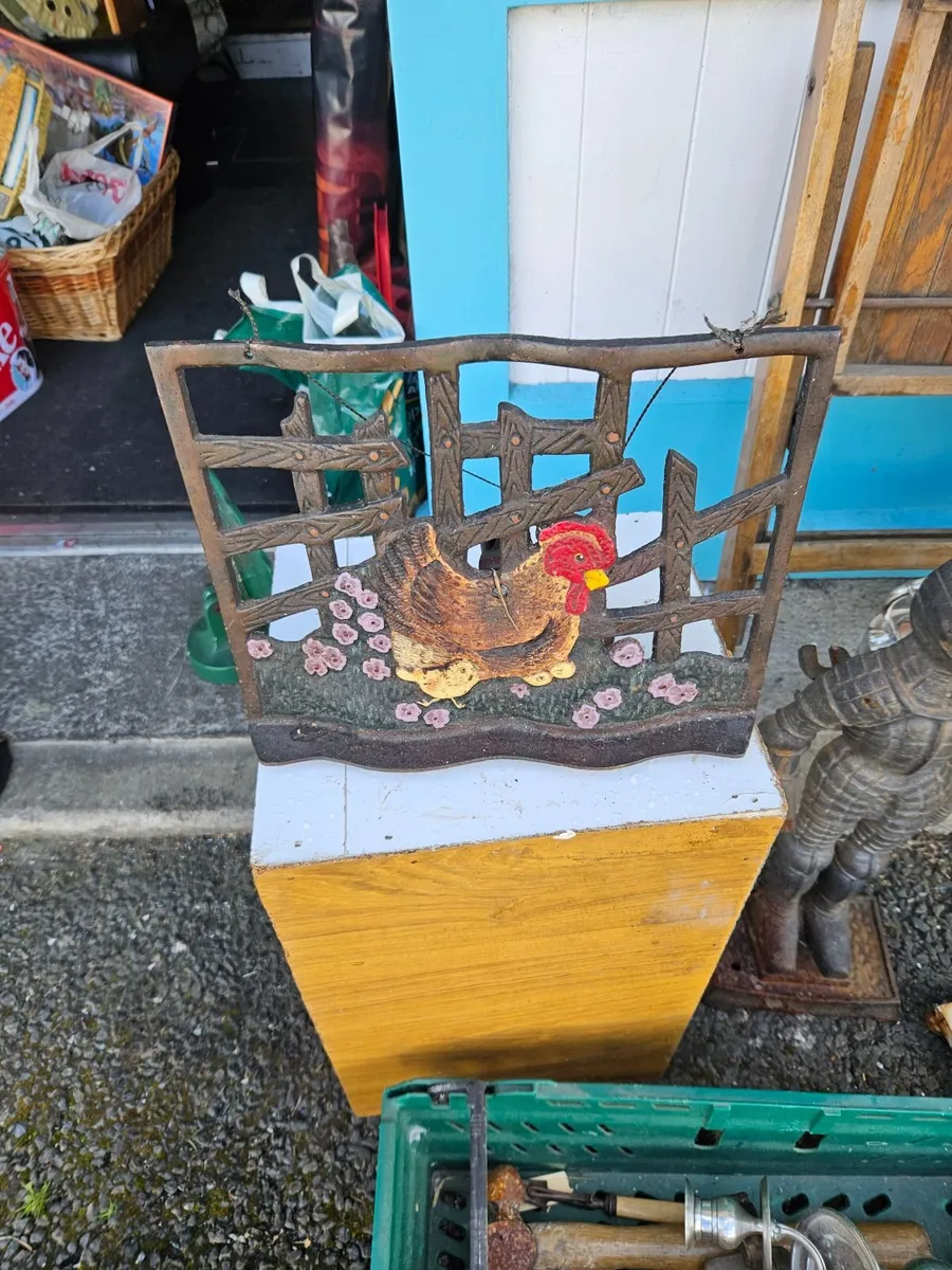 Vintage Cast Iron Cook Book Stand - Image 1