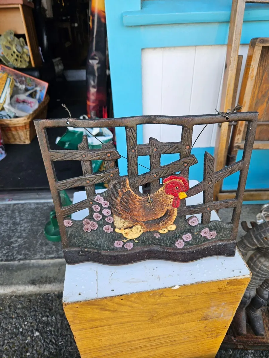 Vintage Cast Iron Cook Book Stand - Image 2