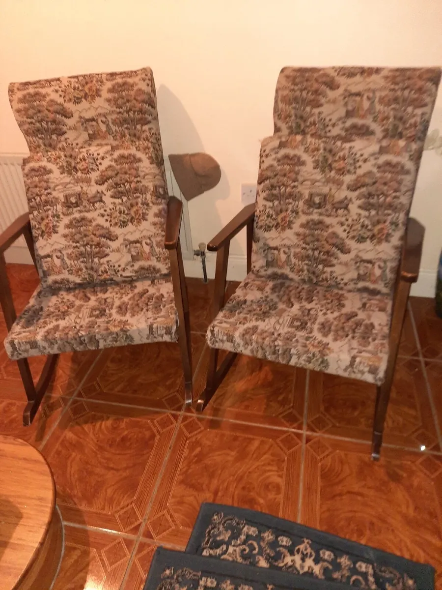 Vintage rocking armchairs - Image 3