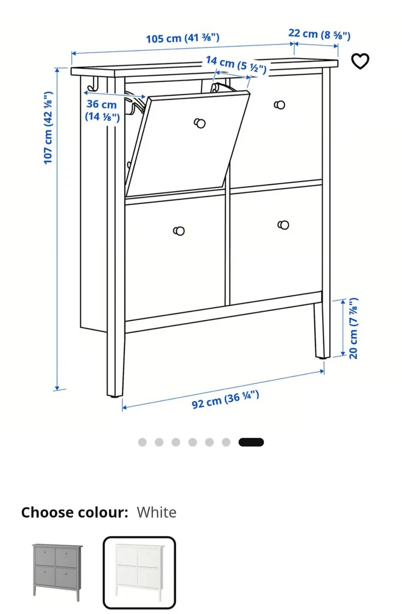 IKEA shoe cabinet - Image 2