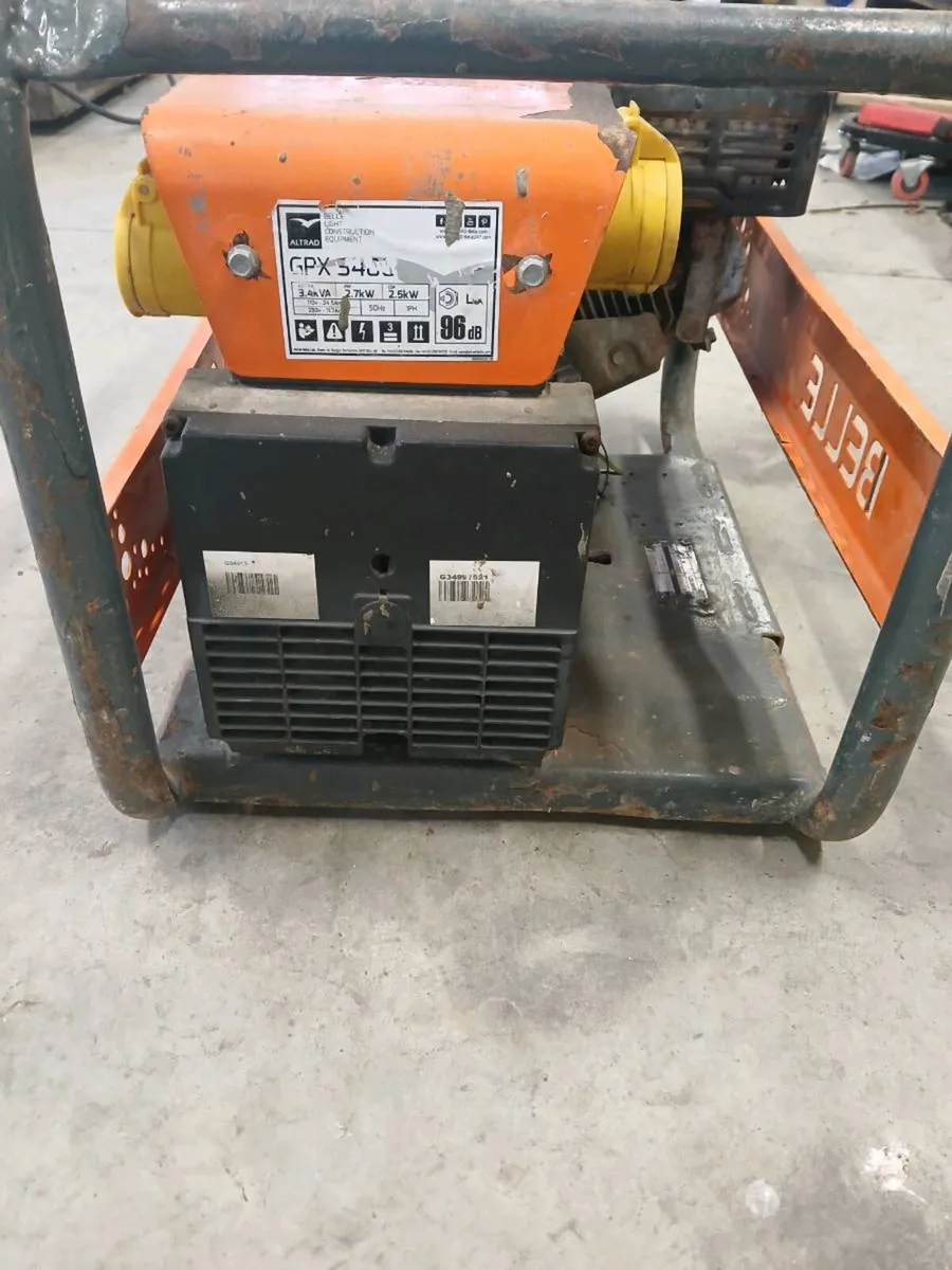 Belle GPX 3400 Generator 3.4 kva - Image 2