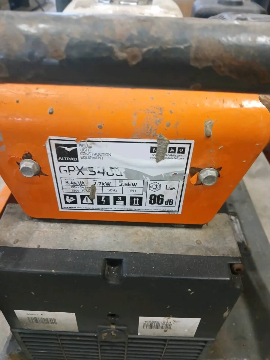 Belle GPX 3400 Generator 3.4 kva - Image 3