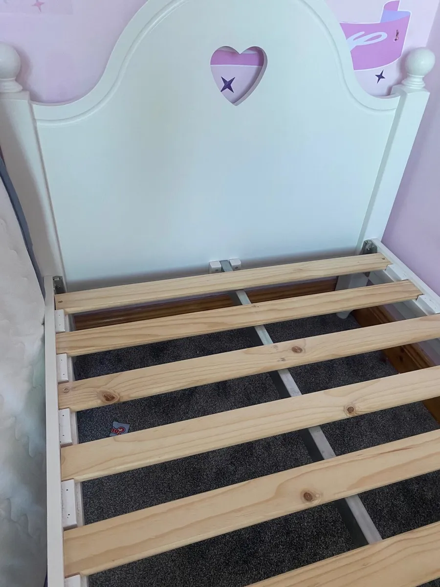 Child’s single bed and mattress - Image 2