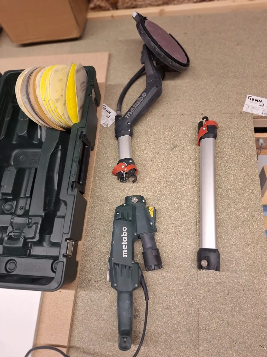 Metabo plaster sander + M class vacuum cleaner - Image 2