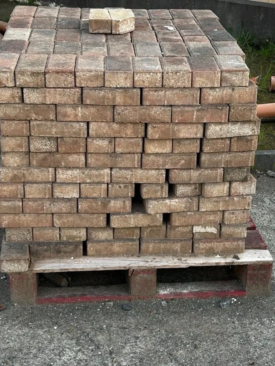 Paving Bricks - 3 Pallets - Image 1