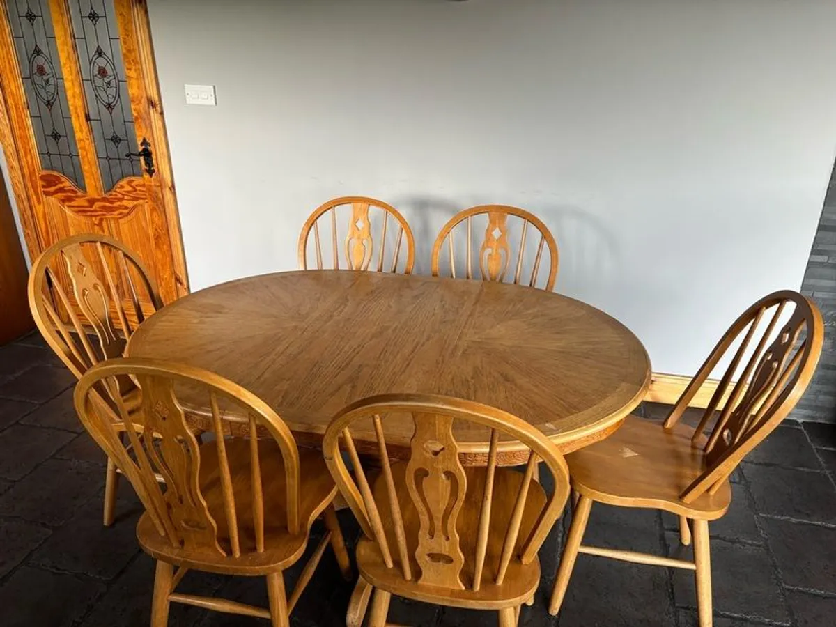 Dining Table & 6 Chairs - Image 2