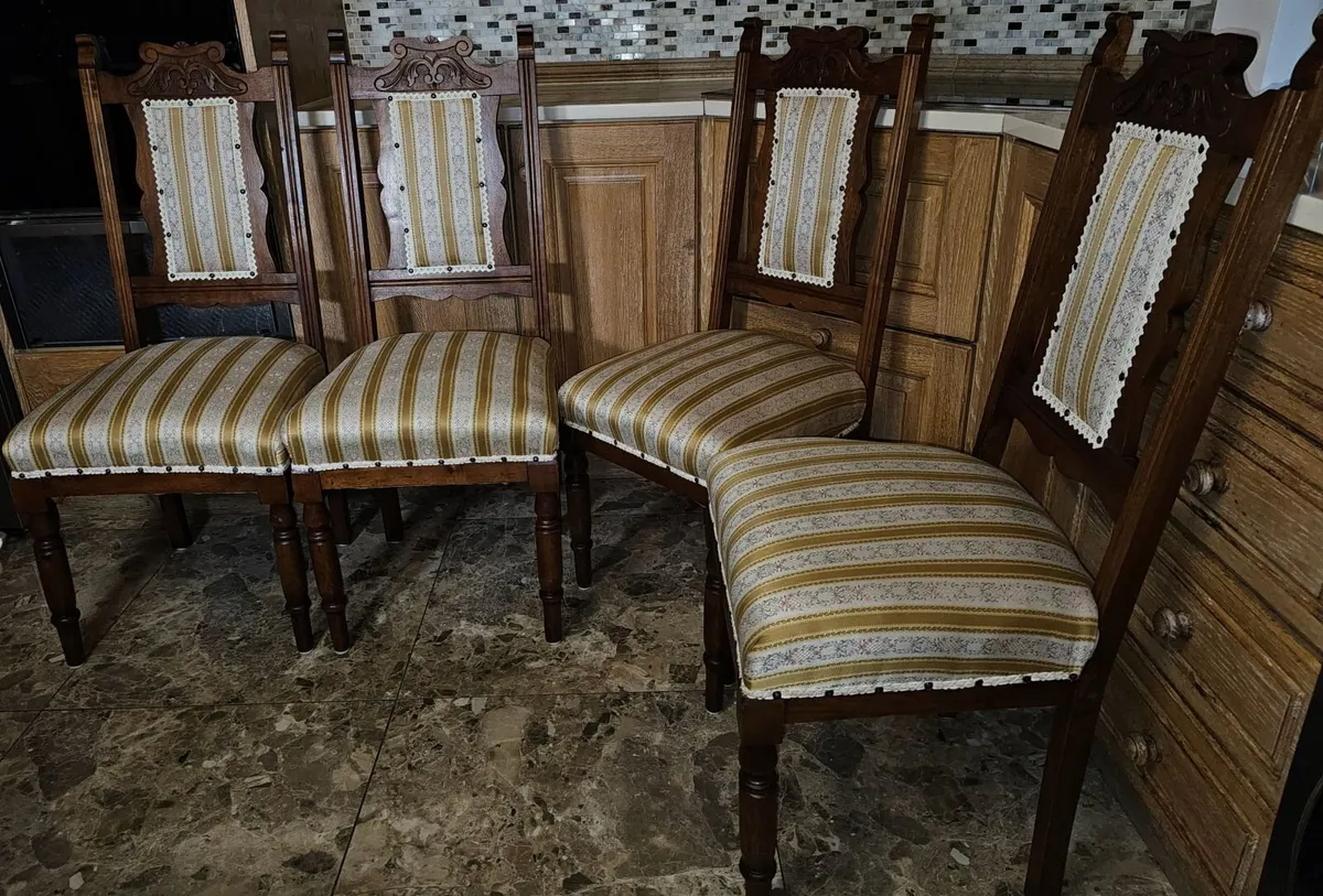 4 Beautiful Antique Edwardian dining living bedroo - Image 2