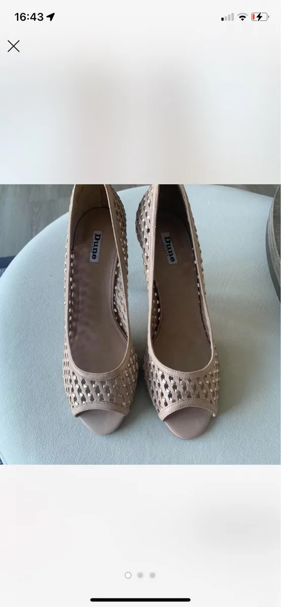 Dune Court Peep Toe Sandal - Image 1