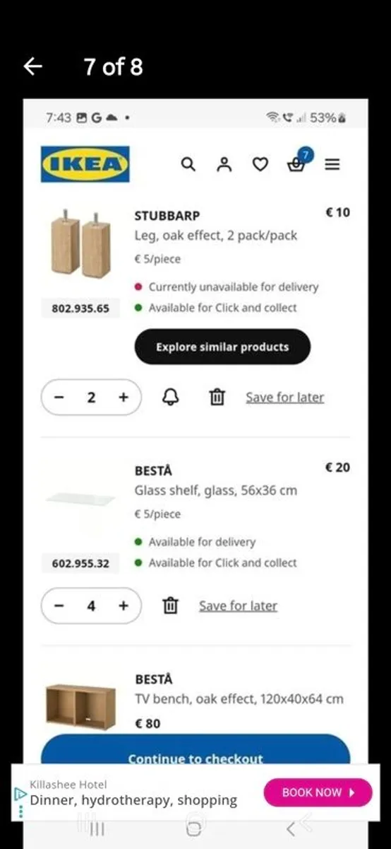 Brand new TV cabinet- Ikea - Image 4