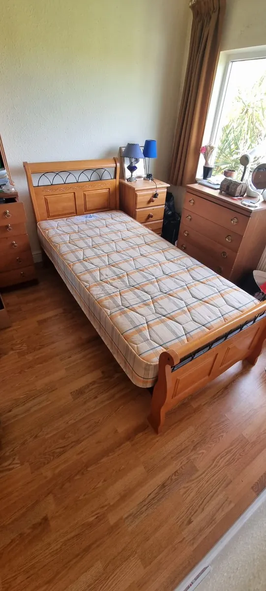 Single Bed and Matress - Image 1