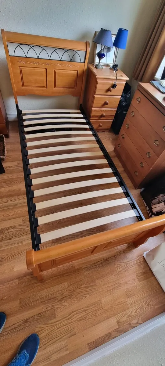 Single Bed and Matress - Image 2