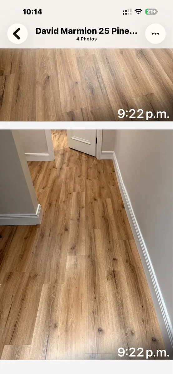 Wooden laminate flooring 8 boxes 16 mtrs - Image 1