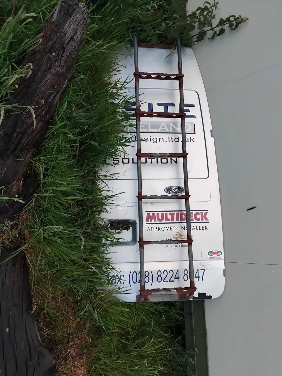 Roof rack and ladder for  high roof van - Image 1