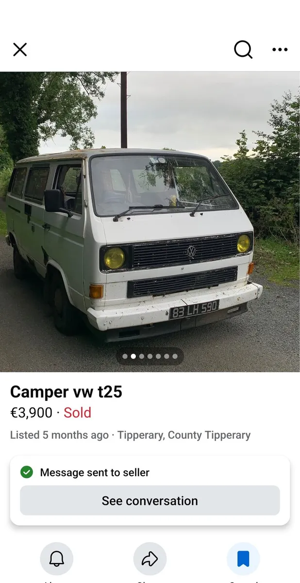 Vw camper vintage - Image 1