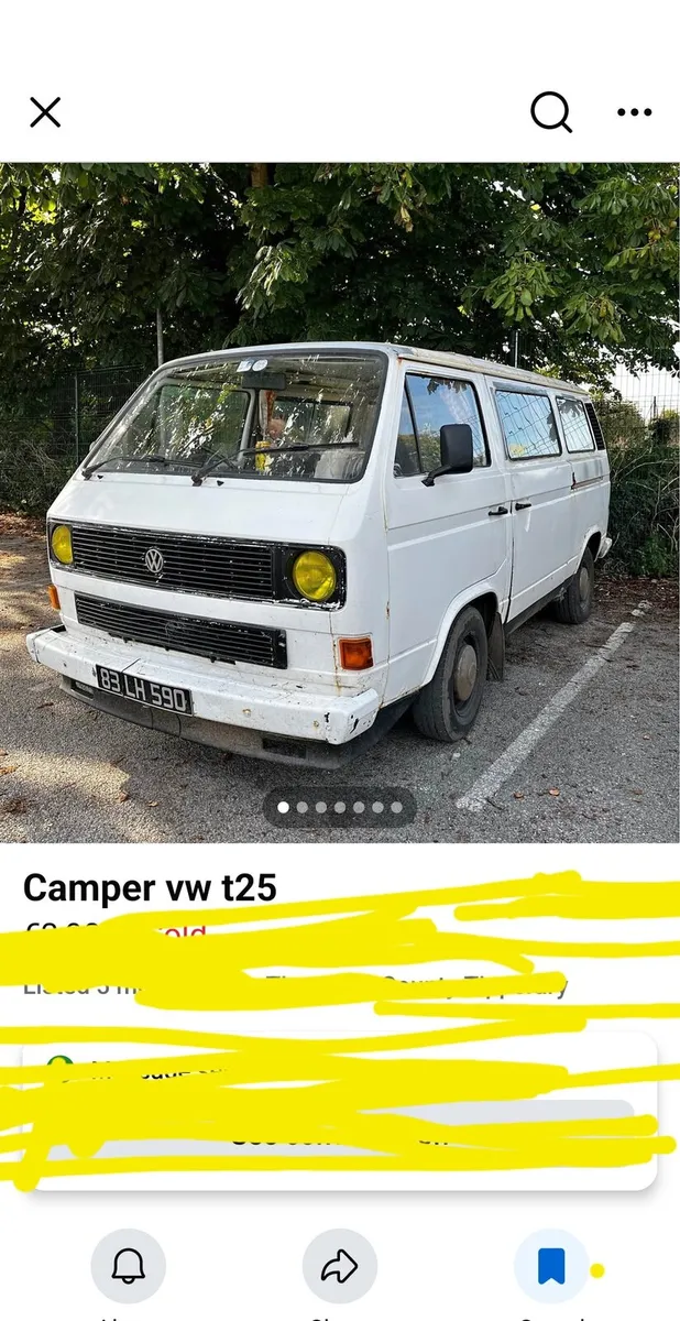 Vw camper vintage - Image 2