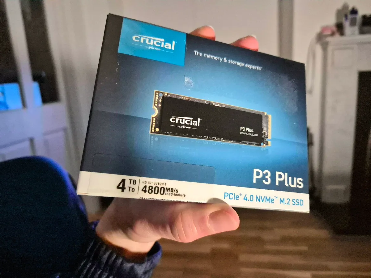 Crucial P3 Plus 4TB SSD, new - Image 1