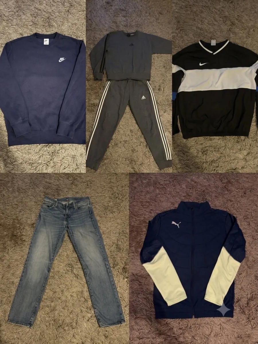 Brand set (Nike, Adidas, Puma, Levi's) Size M - Image 1