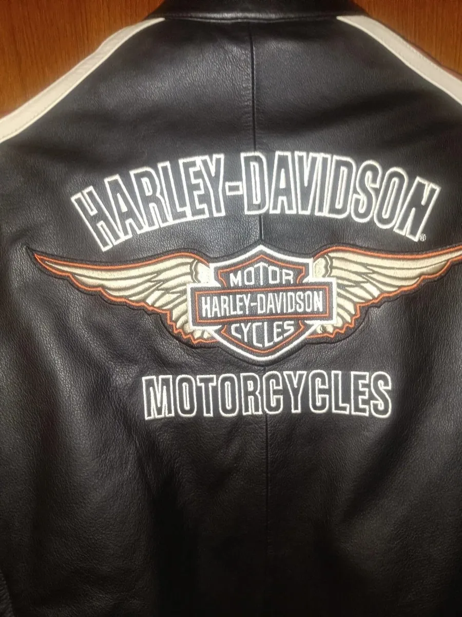 Original Harley-Davidson men's leather jacket XL - Image 4