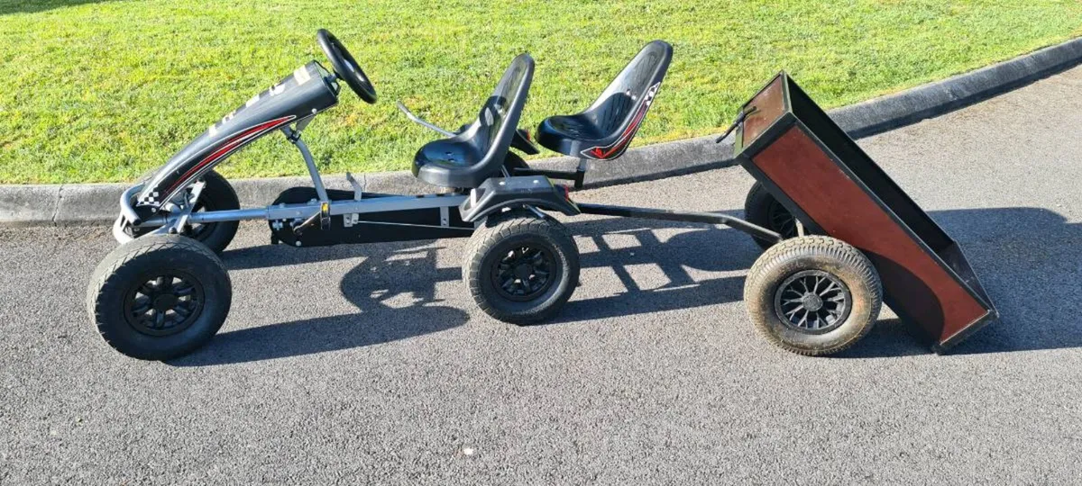 Dino go cart & tipping trailer - Image 4