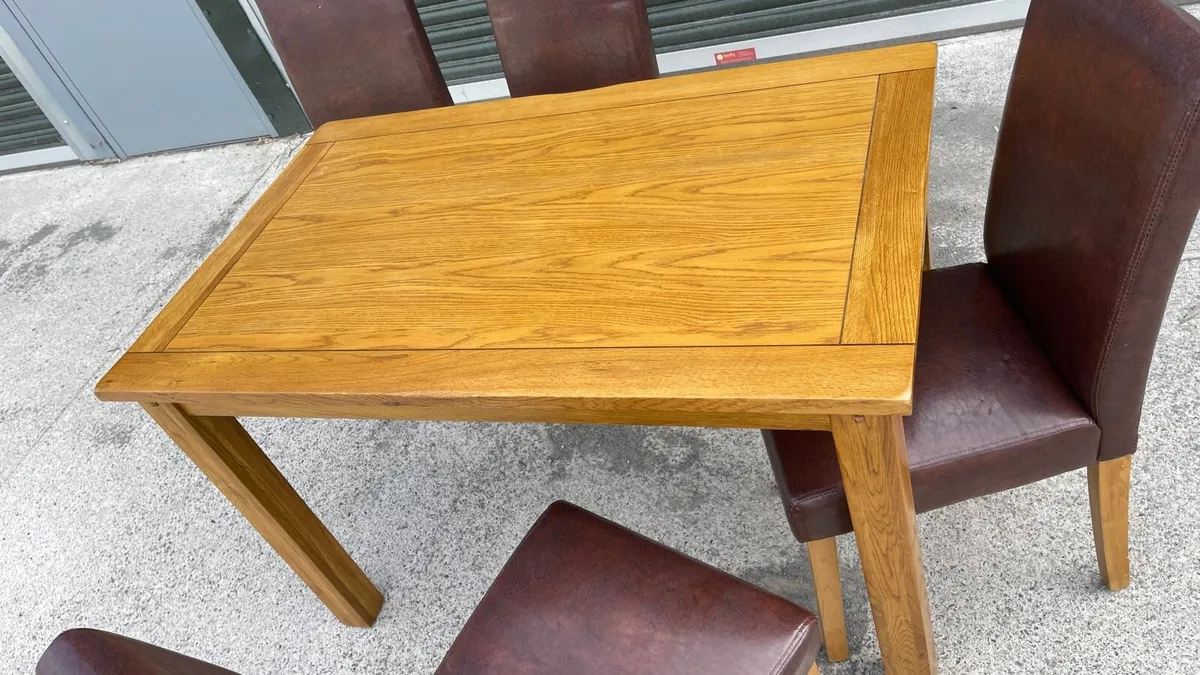 Dinning table with chairs - Image 2
