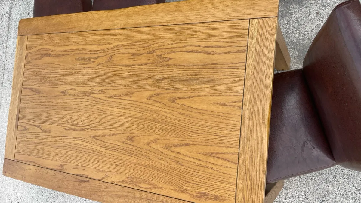 Dinning table with chairs - Image 3