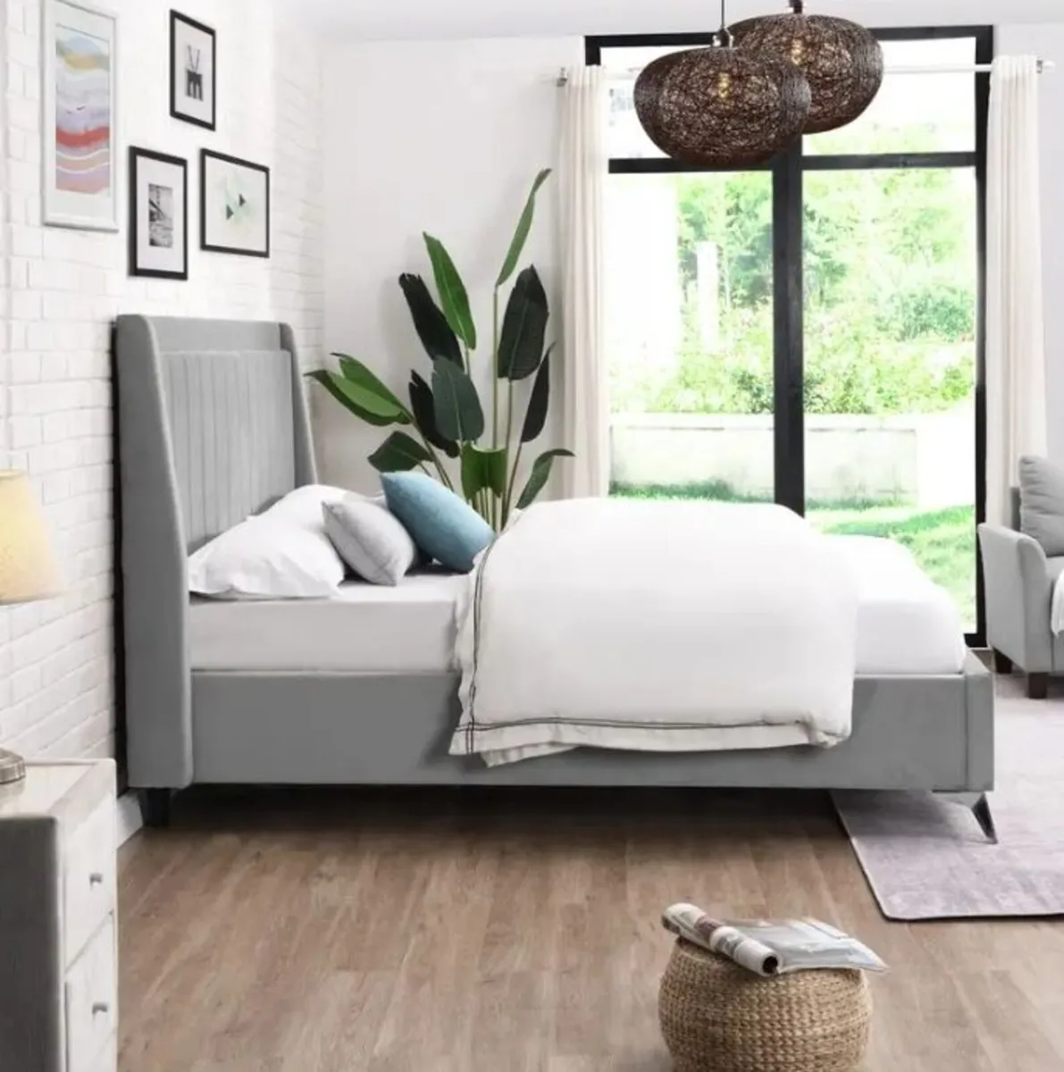 Mayo Bed Grey - Image 3