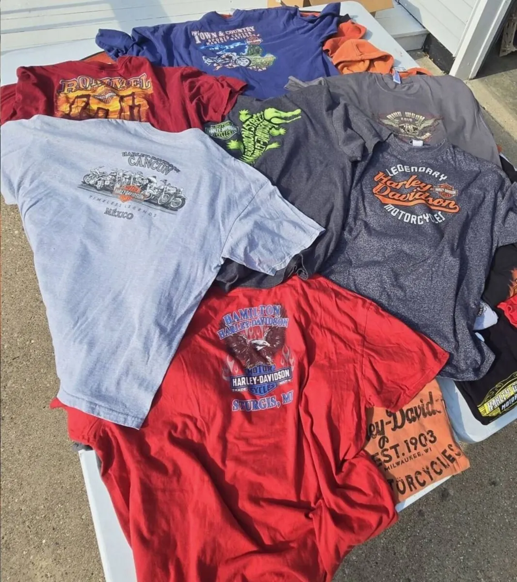 27 Vintage Harley Davidson Biker T-Shirt - Image 4