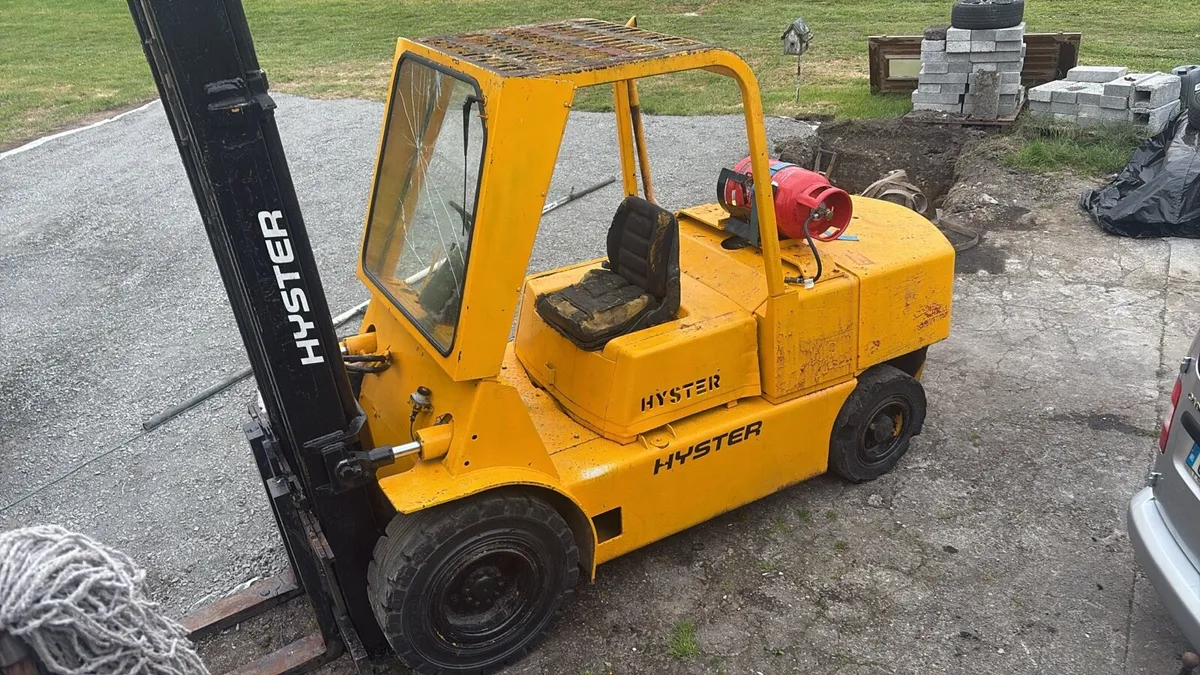 Hyster forklift gas