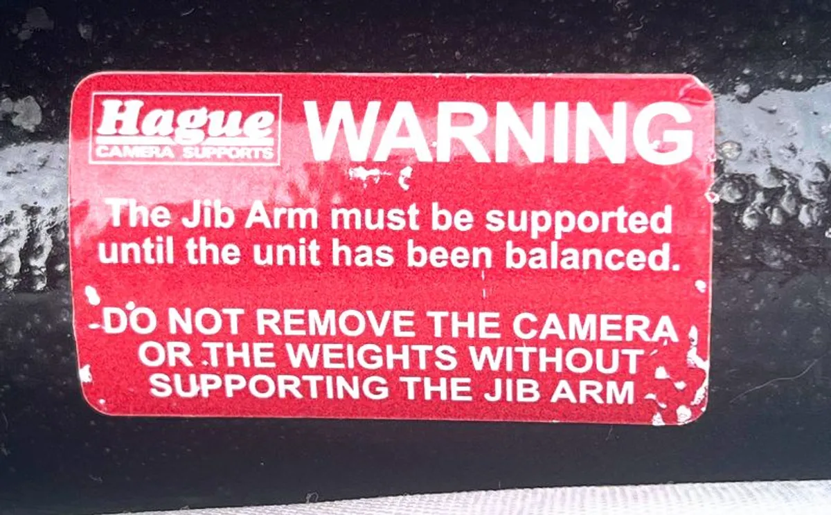 Professional Camera Jib Crane Kit  Ex-TV Production Stock - Image 4