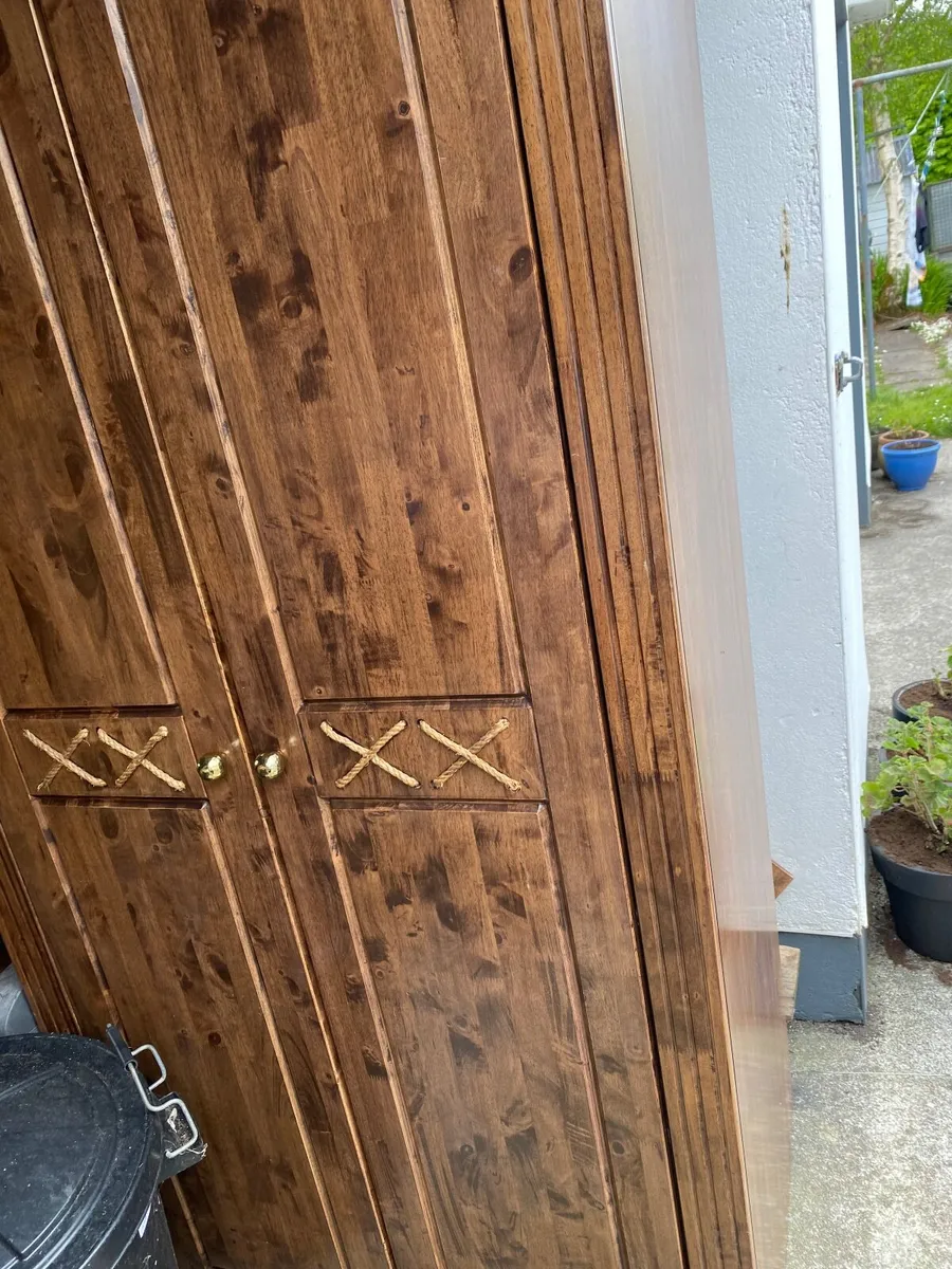 Walnut wardrobe - Image 1