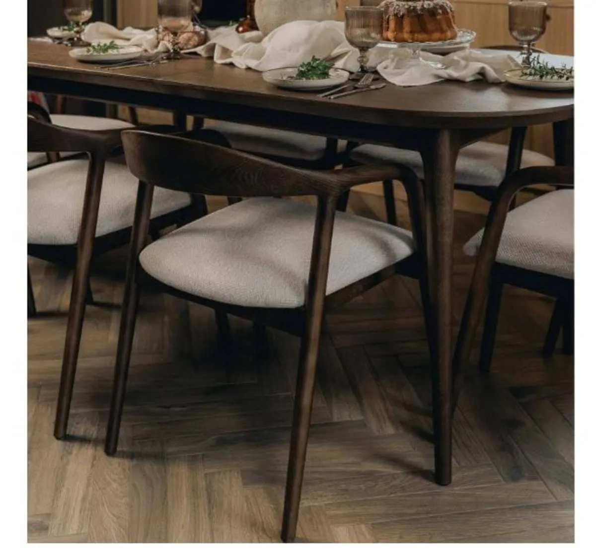 Alveris Ash Wood Dining Chair - Image 4