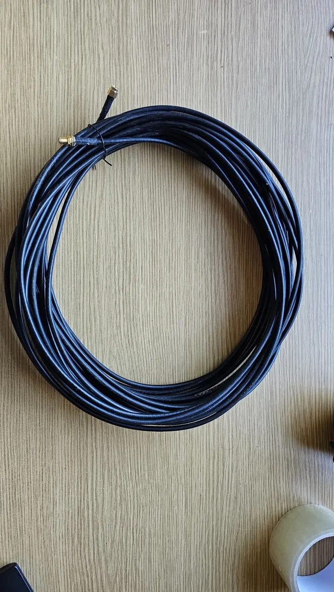 20m Wifi antenna aerial extension cable RP SMA 20m - Image 1