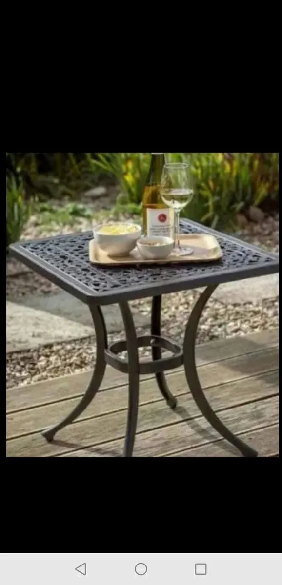 Brand New Hartman Cast Aluminium Bronze Side Table