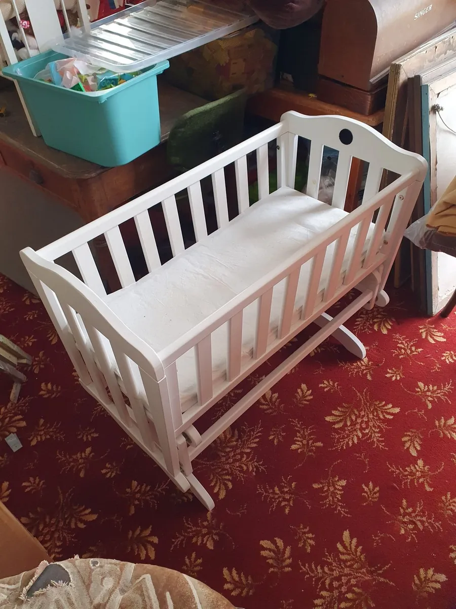 Gliding crib (white) - Image 1
