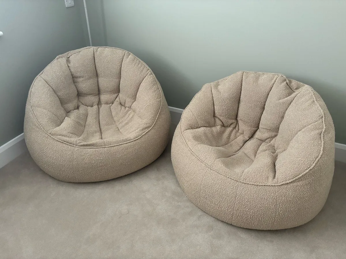 Elephant Boucle Chairs x2 - Image 1