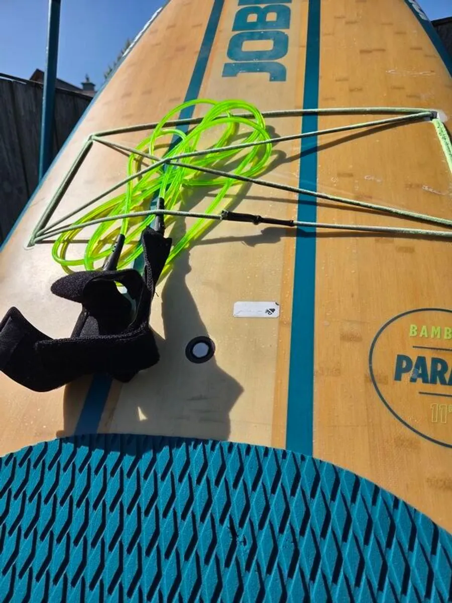 Jobe Parana Bamboo 11'6 Hard SUP Paddle Board with Paddle & Leash - Image 4