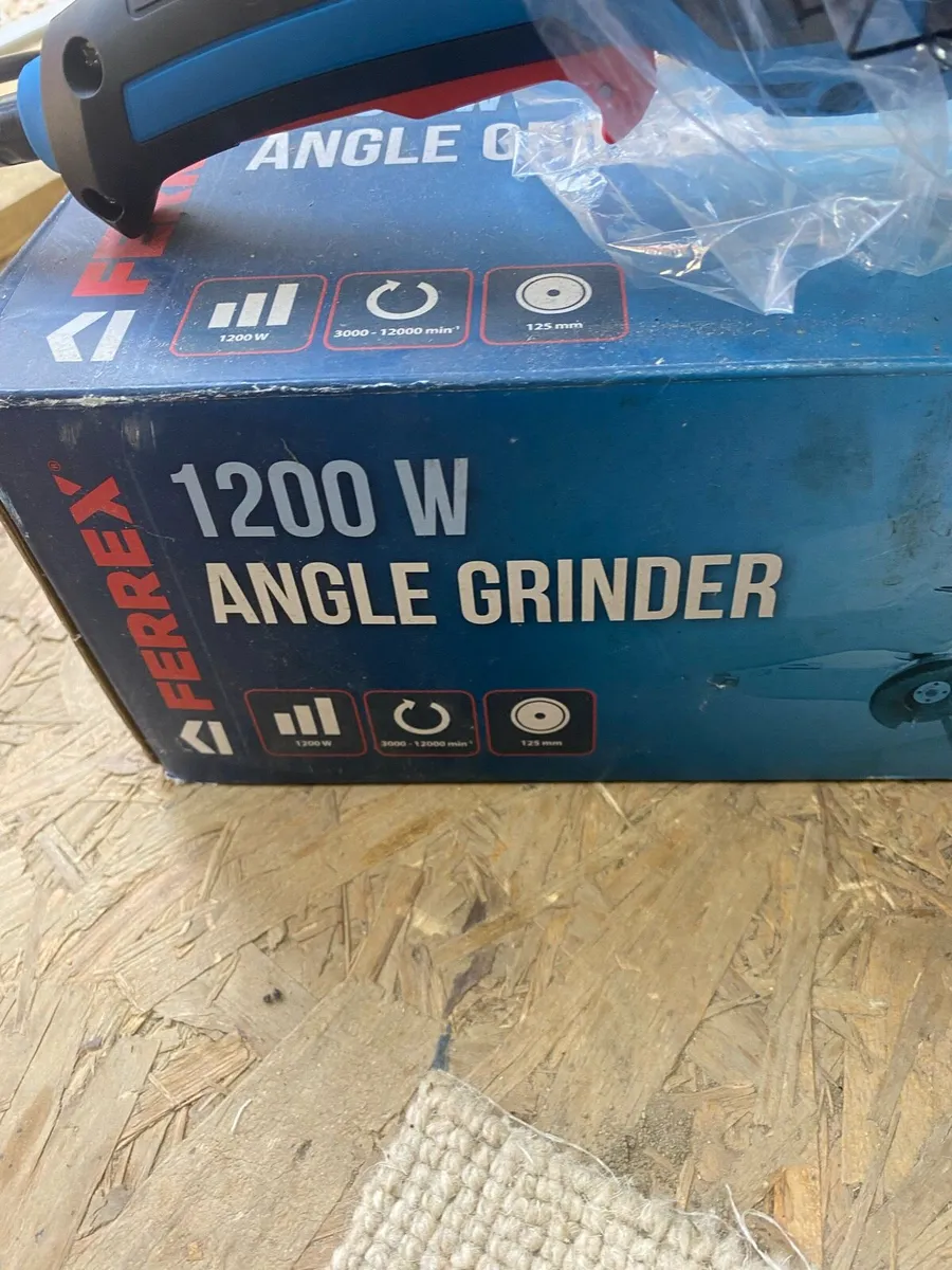 Bosch cordless drill and angle grinder - Image 4