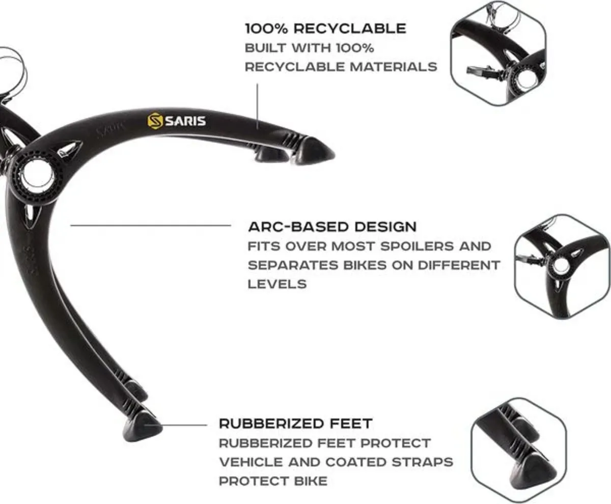 Saris Bones 2-Bike Trunk Rack- Brand New - Image 2