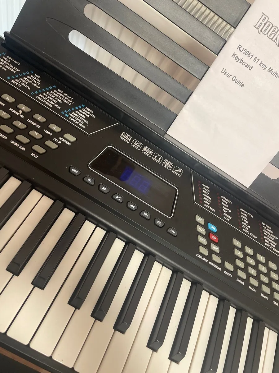 Digital Keyboard, Stand & Music Stool - Image 2
