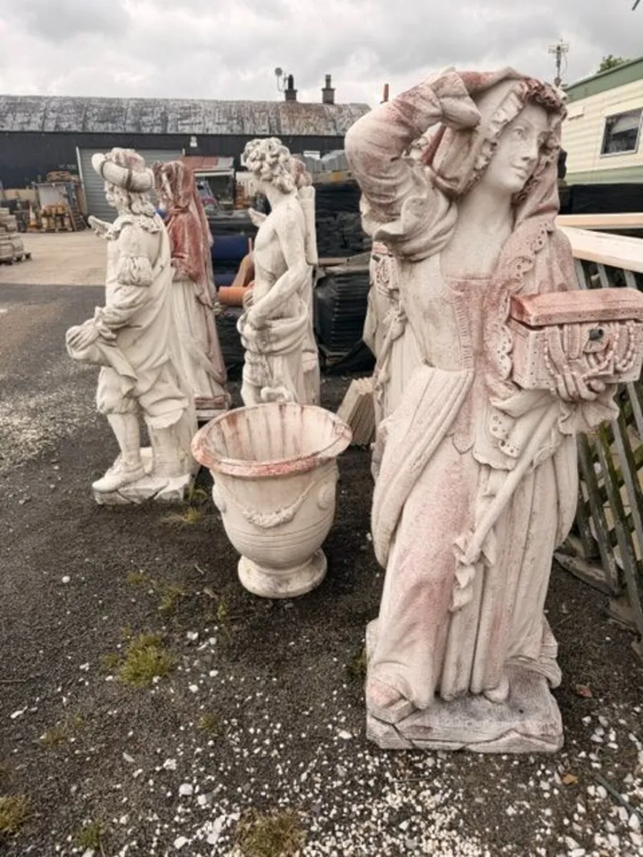 Selection  seven statues originally from Portugal. - Image 3