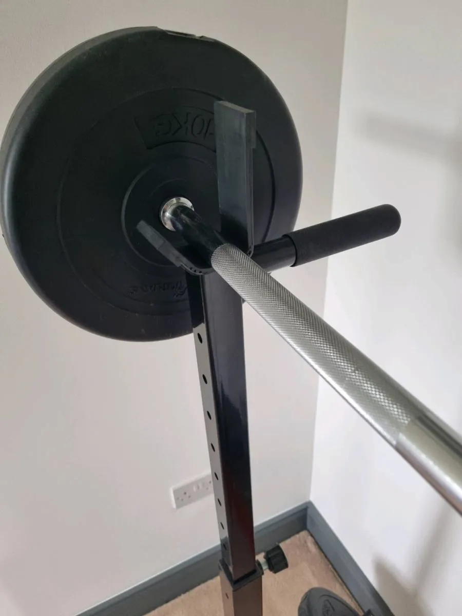 Gym weight and rack - Image 3
