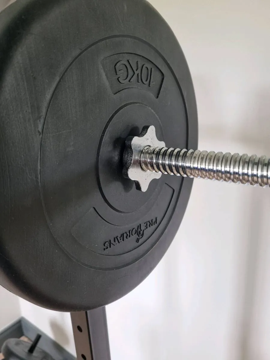 Gym weight and rack - Image 4